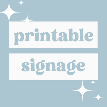 Printable Banners & Signage