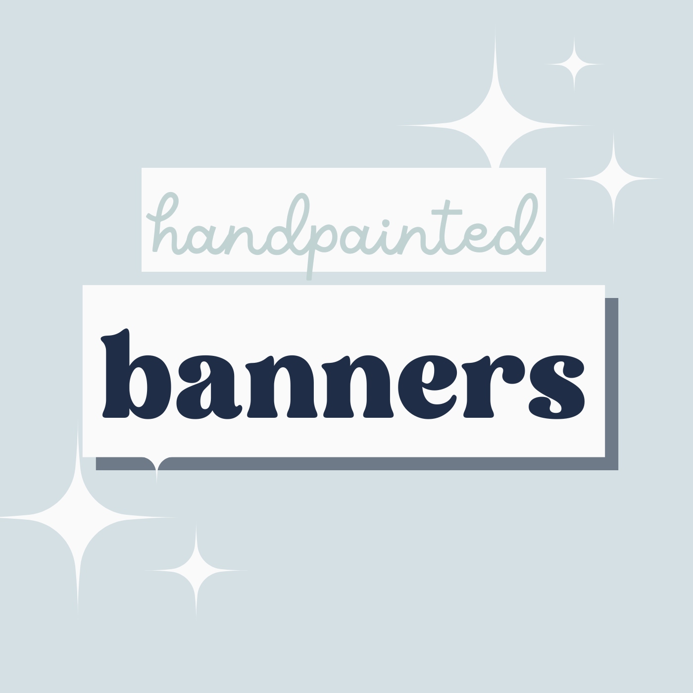Handpainted Banners