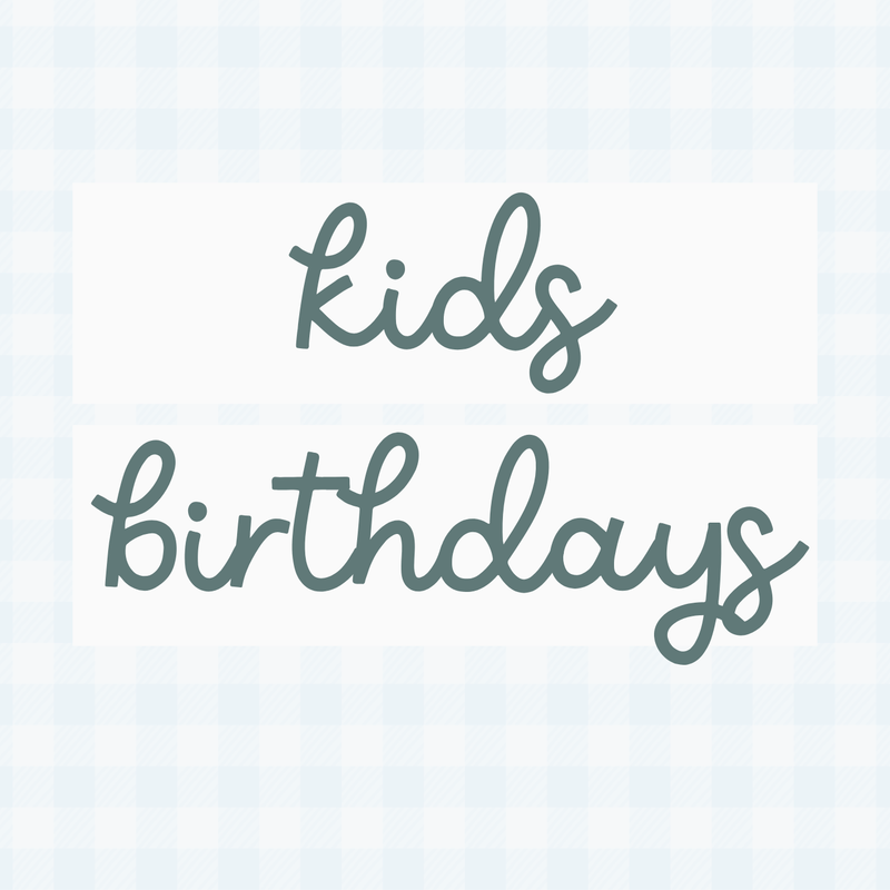Kids birthday banners