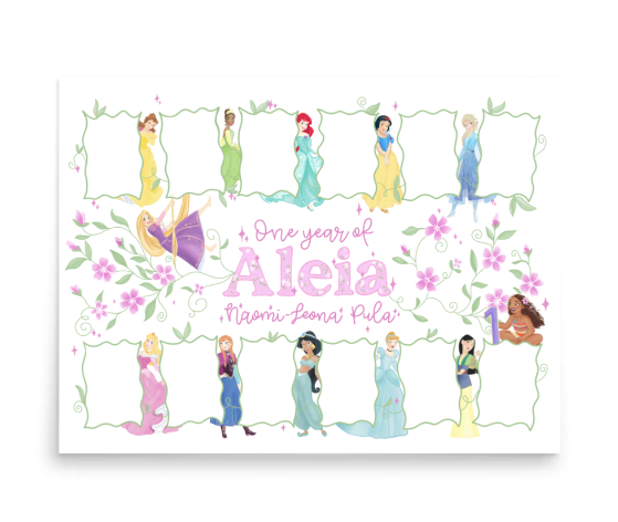 The First Year Story – Disney Princess Edition