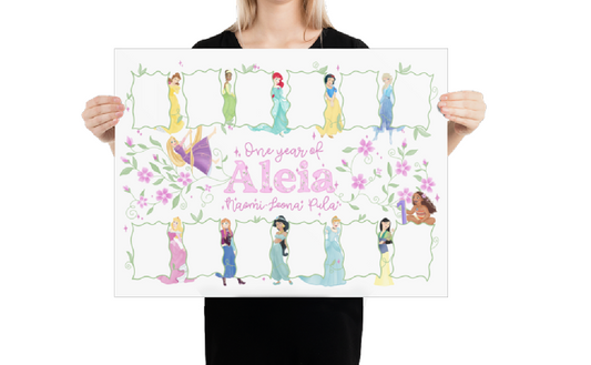 The First Year Story – Disney Princess Edition