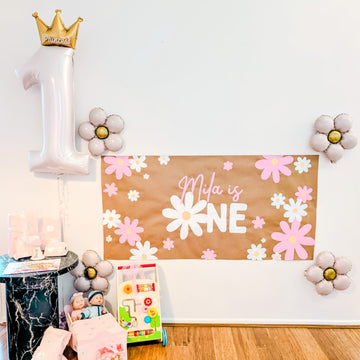 Daisy Days Birthday Banner